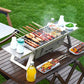 🔥🔥Klappbarer Edelstahl-Grill für draußen💥💥Befristetes Angebot: 50% Rabatt auf Bestellungen