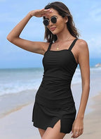 💥Letztes Tagessonderangebot 50% RABATT🩱Vintage-Tankini-Badeanzüge mit Bauchkontrolle für Damen