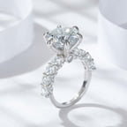 💍Geschenk für Sie | 5 Karat Mondlicht Sterling Silber Moissanit Ring
