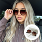 🕶️Klassische Retro-Sonnenbrille für Damen mit UV-Schutz und quadratischem Rahmen