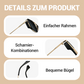 🕶️Klassische Retro-Sonnenbrille für Damen mit UV-Schutz und quadratischem Rahmen