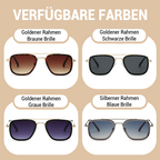 🕶️Klassische Retro-Sonnenbrille für Damen mit UV-Schutz und quadratischem Rahmen
