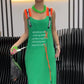 💥Heißer Verkauf 💥Lässiges, ärmelloses Kleid mit Print für Damen