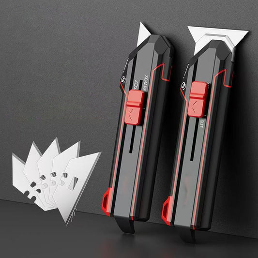 ✨🔪2-in-1-Gebrauchsmesser zum Schneiden und Schaben💡👷‍♂️