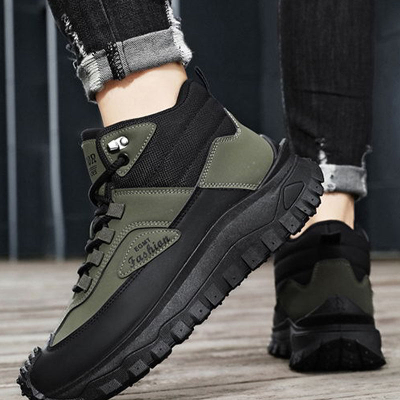 Retro Hiking Boots - Waterproof & Outdoor Friendly-1