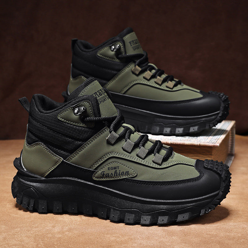 Retro Hiking Boots - Waterproof & Outdoor Friendly-6