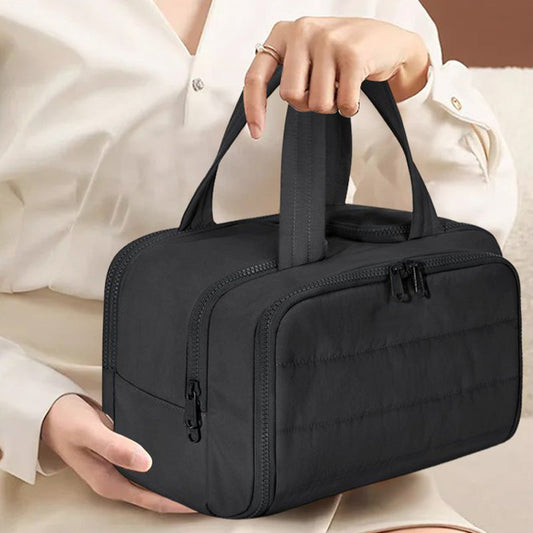 🌟 Stylische Kosmetiktasche mit cleveren Fächern – perfekt für Reisen & Make-up!