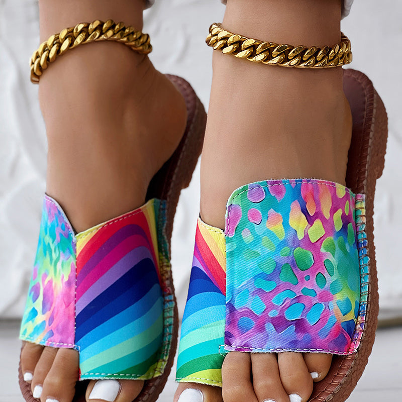 🔥 2025 Sommer Neue Produkte- ❤️ Damenmode Sommer gedruckte Sandalen