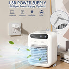 🔥Mehr Kaufen Mehr Sparen🔥Mini Tragbare Klimaanlage mit Kühl- und Luftbefeuchtungsfunktion