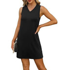 Trägerkleid im Mini-Look mit V-Ausschnitt für Damen
