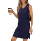 Trägerkleid im Mini-Look mit V-Ausschnitt für Damen