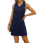 Trägerkleid im Mini-Look mit V-Ausschnitt für Damen