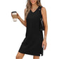 Trägerkleid im Mini-Look mit V-Ausschnitt für Damen