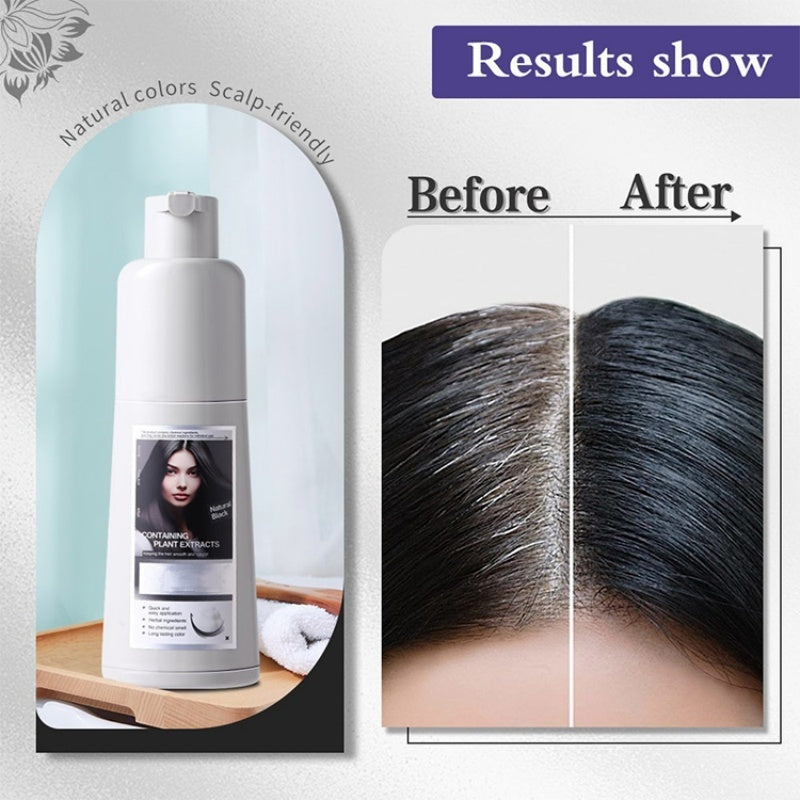 💥Großer Rabatt, 1 kaufen, 1 gratis bekommen 🥳3-in-1-Shampoo für lang anhaltende natürliche Haarfärbung