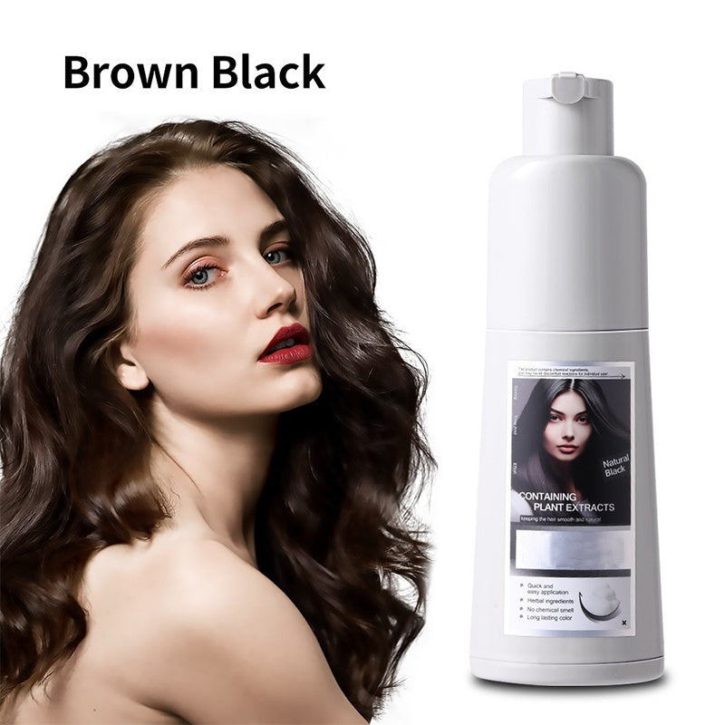 💥Großer Rabatt, 1 kaufen, 1 gratis bekommen 🥳3-in-1-Shampoo für lang anhaltende natürliche Haarfärbung