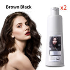 💥Großer Rabatt, 1 kaufen, 1 gratis bekommen 🥳3-in-1-Shampoo für lang anhaltende natürliche Haarfärbung