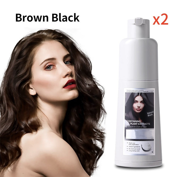 💥Großer Rabatt, 1 kaufen, 1 gratis bekommen 🥳3-in-1-Shampoo für lang anhaltende natürliche Haarfärbung