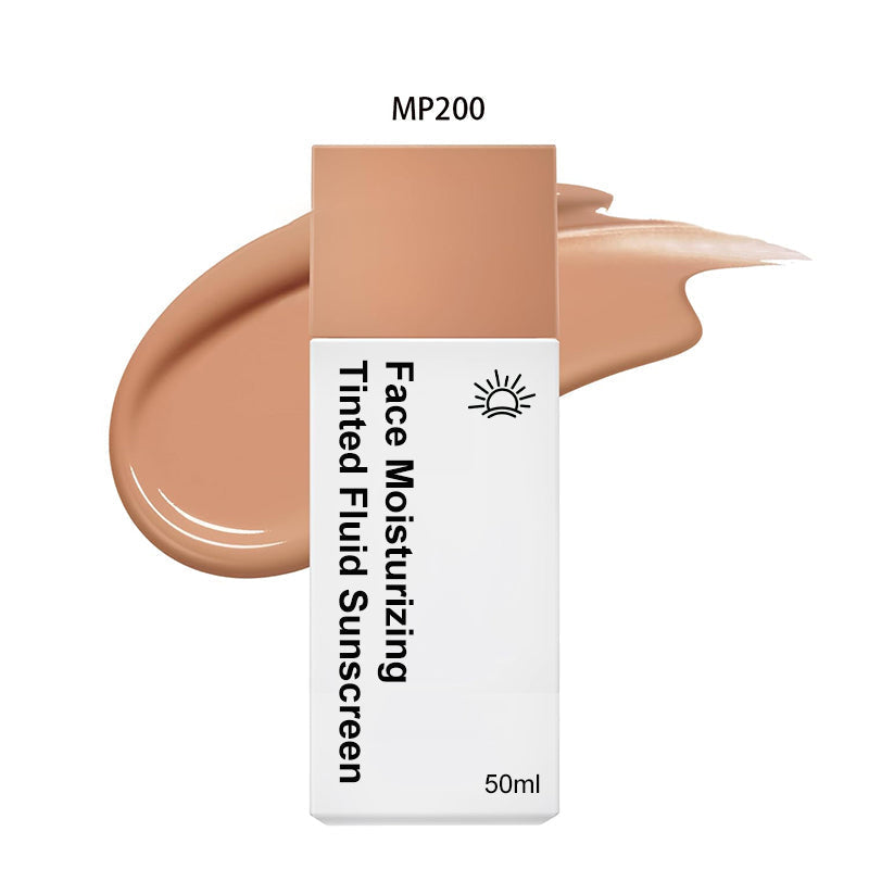 😍Kaufen Sie 2 und erhalten Sie 1 gratis💗 Feuchtigkeitsspendendes getöntes Sonnenschutzfluid für das Gesicht