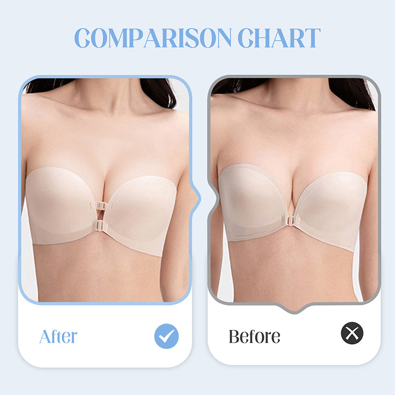 Removable Straps Wire-Free Gathering Bra-3