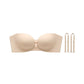 Removable Straps Wire-Free Gathering Bra-9