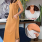 ✨Super Slim Fit ✨Damen ärmelloses Maxikleid mit V-Ausschnitt und Schlitz