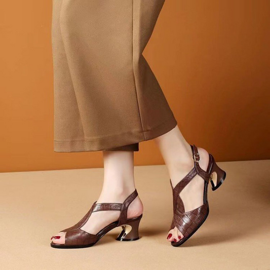 👠Modische Sandalen mit Blockabsatz und offener Zehenpartie für Damen👠🚀Kaufen Sie 2 und erhalten Sie kostenlosen Versand🚀