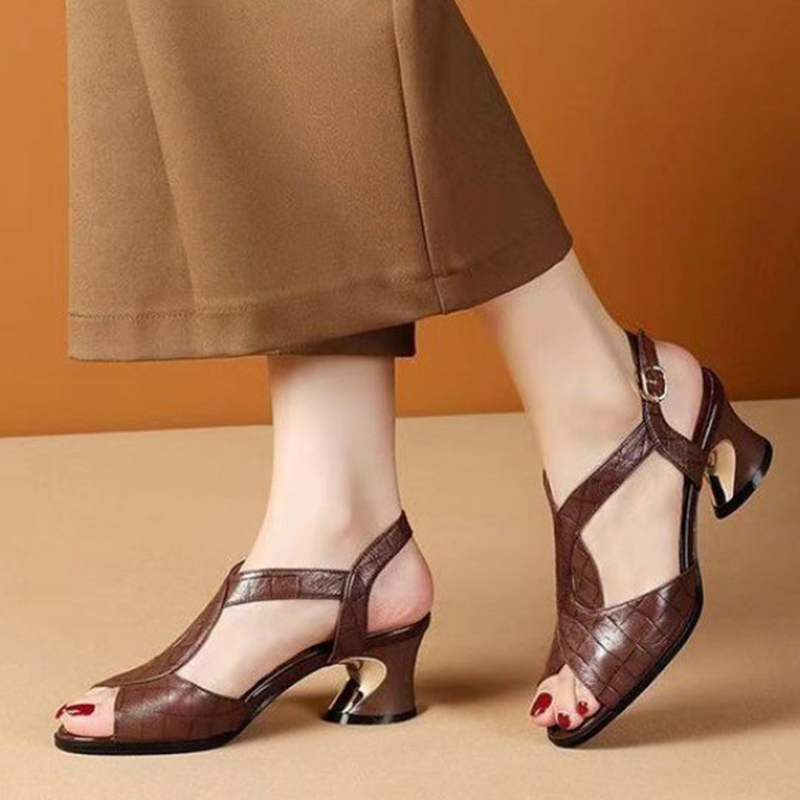 👠Modische Sandalen mit Blockabsatz und offener Zehenpartie für Damen👠🚀Kaufen Sie 2 und erhalten Sie kostenlosen Versand🚀