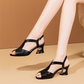 👠Modische Sandalen mit Blockabsatz und offener Zehenpartie für Damen👠🚀Kaufen Sie 2 und erhalten Sie kostenlosen Versand🚀