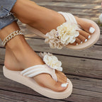 ⏳Begrenzte Zeit 50% Rabatt💥🌸Rutschfeste Strandsandalen für Damen mit floralen Details💖