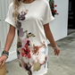 Lässiges, vielseitiges Damenkleid mit Print