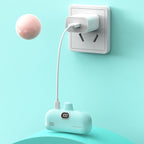 Tragbare kabellose Powerbank in Lippenstiftgröße mit 5000 mAh