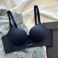 Nahtloser und bügelloser Push-up-BH mit formender Wirkung für Damen in Unifarben