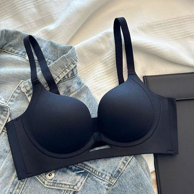 Nahtloser und bügelloser Push-up-BH mit formender Wirkung für Damen in Unifarben