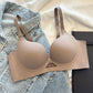 Nahtloser und bügelloser Push-up-BH mit formender Wirkung für Damen in Unifarben