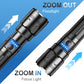 🔦🔥Multifunktionale tragbare Outdoor-Zoom-Taschenlampe