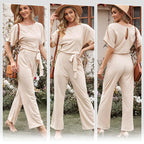 ⏳Zeitlich begrenzter Rabatt💥Jumpsuit mit hoher Taille und weitem Bein für Damen
