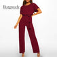 ⏳Zeitlich begrenzter Rabatt💥Jumpsuit mit hoher Taille und weitem Bein für Damen