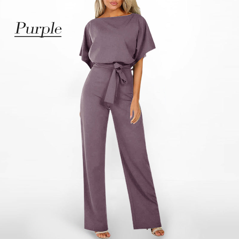 ⏳Zeitlich begrenzter Rabatt💥Jumpsuit mit hoher Taille und weitem Bein für Damen