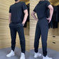 Zweiteiliges Sportset für Herren mit Kurzarmshirt und Hose