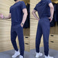 Zweiteiliges Sportset für Herren mit Kurzarmshirt und Hose