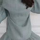 🌹Lässiges Damen-Blusenkleid mit V-Ausschnitt und Volant