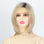 Women's Fashion Shoulder Length Wig with Bangs