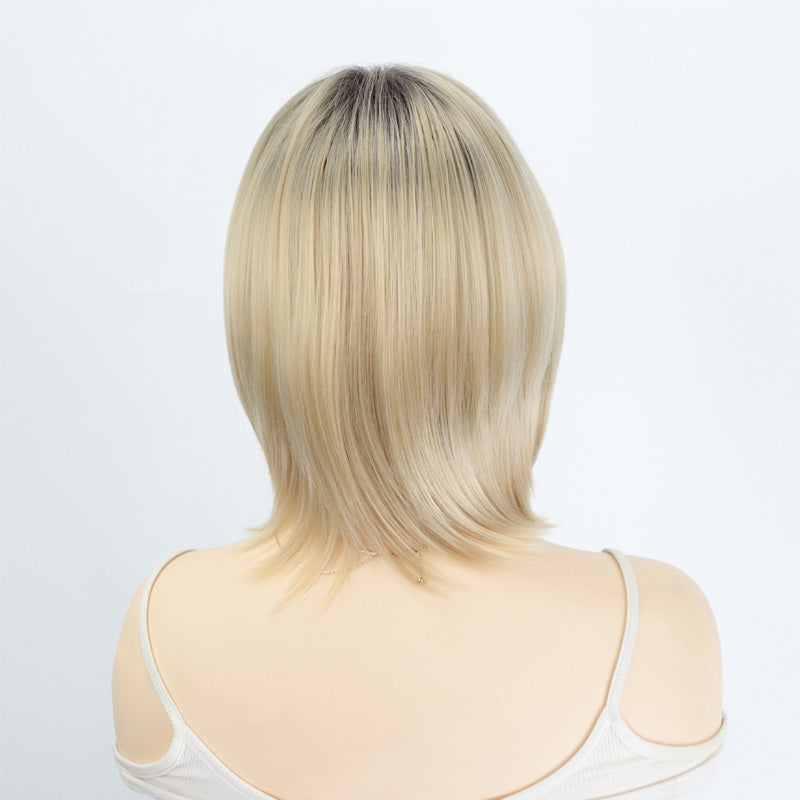 Women's Fashion Shoulder Length Wig with Bangs