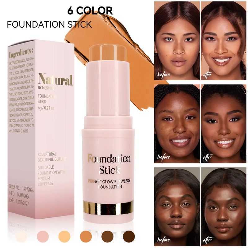 ⏳Zeitlich begrenztes Sonderangebot⏰Lang anhaltender, natürlicher, leichter, matter Foundation-Stick