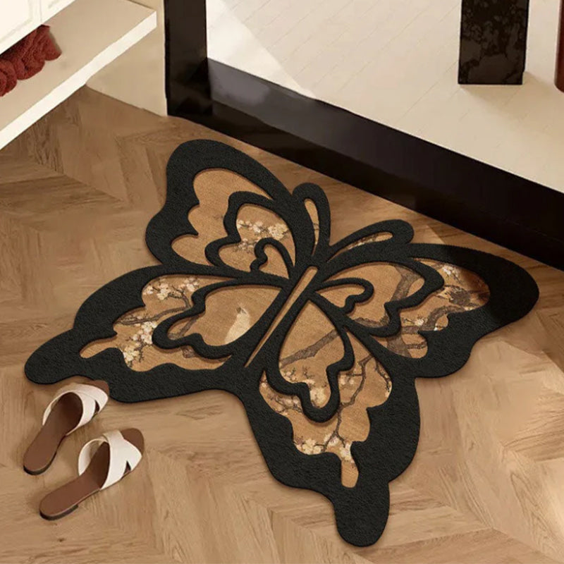 Retro Butterfly Kieselgurmatte - schnell trocknend und rutschfest