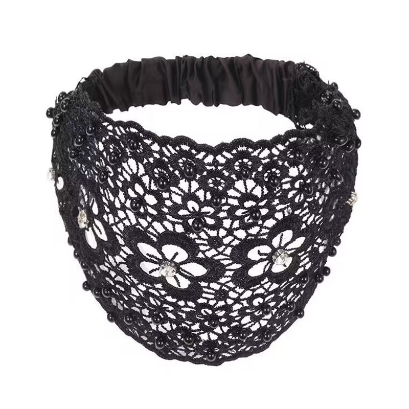 🌞Summer Sale 50% OFF🔥Plum Blossom Hollow Beaded Wide Headband