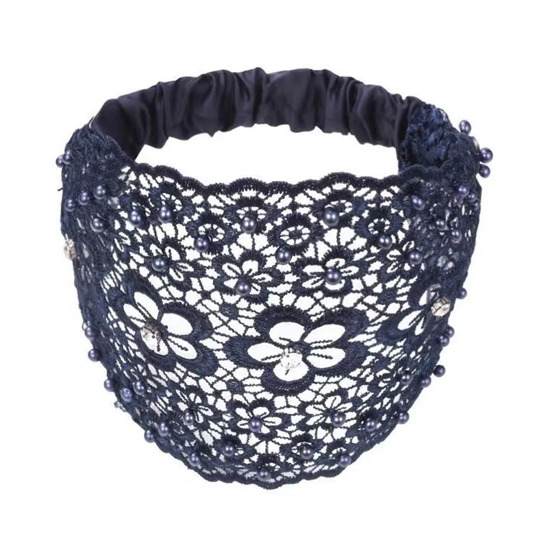 🌞Summer Sale 50% OFF🔥Plum Blossom Hollow Beaded Wide Headband