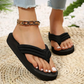 🩴Damen rutschfeste Flip-Flops mit flacher Sohle