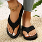 🩴Damen rutschfeste Flip-Flops mit flacher Sohle