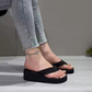 🩴Damen rutschfeste Flip-Flops mit flacher Sohle
